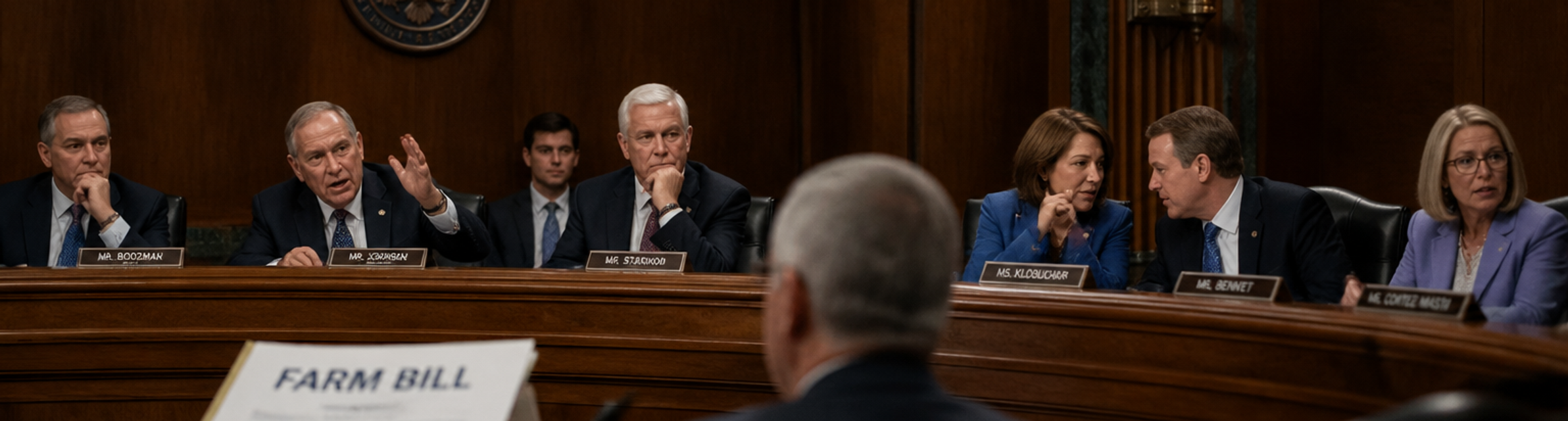 Senate Agriculture Committee rejects farm bill in partisan split