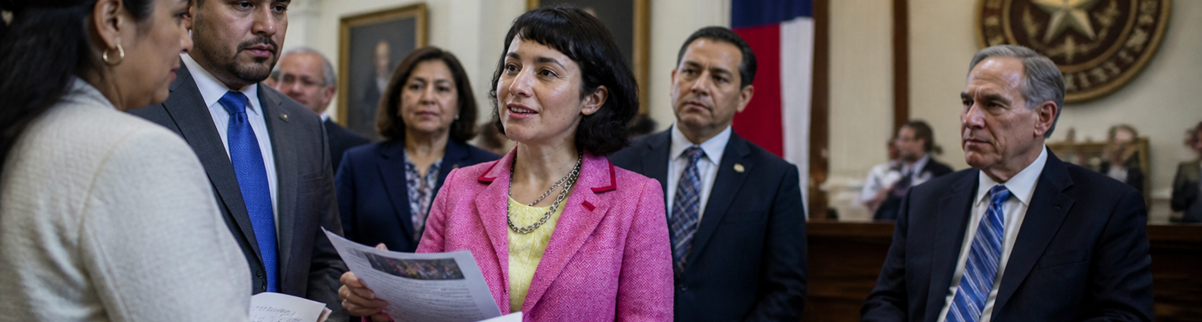 Latino Democrats urge party to fund Gina Hinojosa's Texas governor race after poll shows lead over Greg Abbott