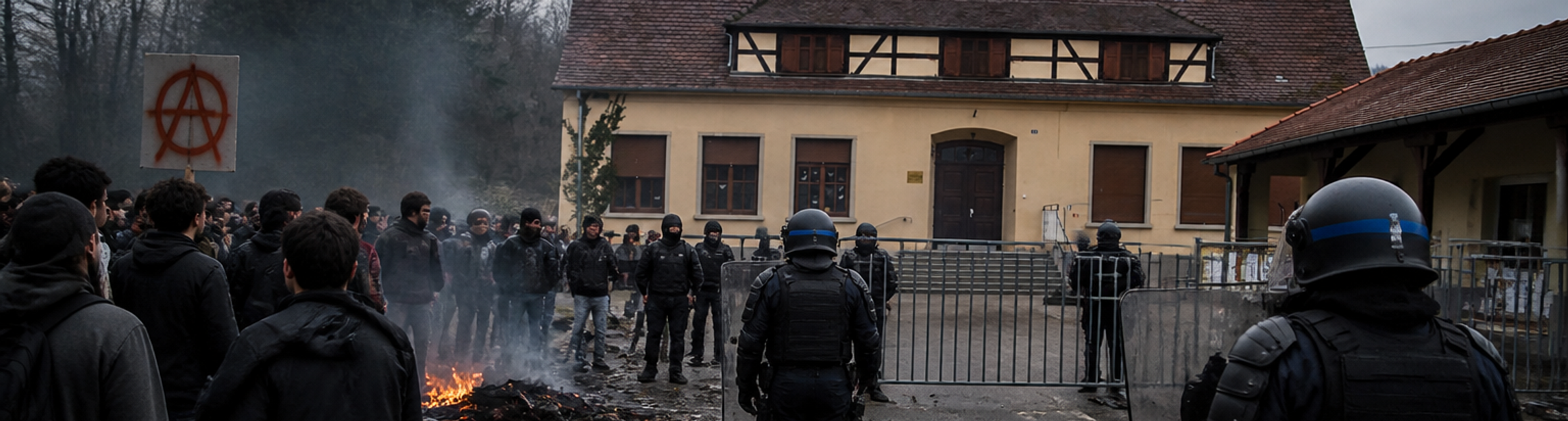 France closes 400 schools as student protests turn violent