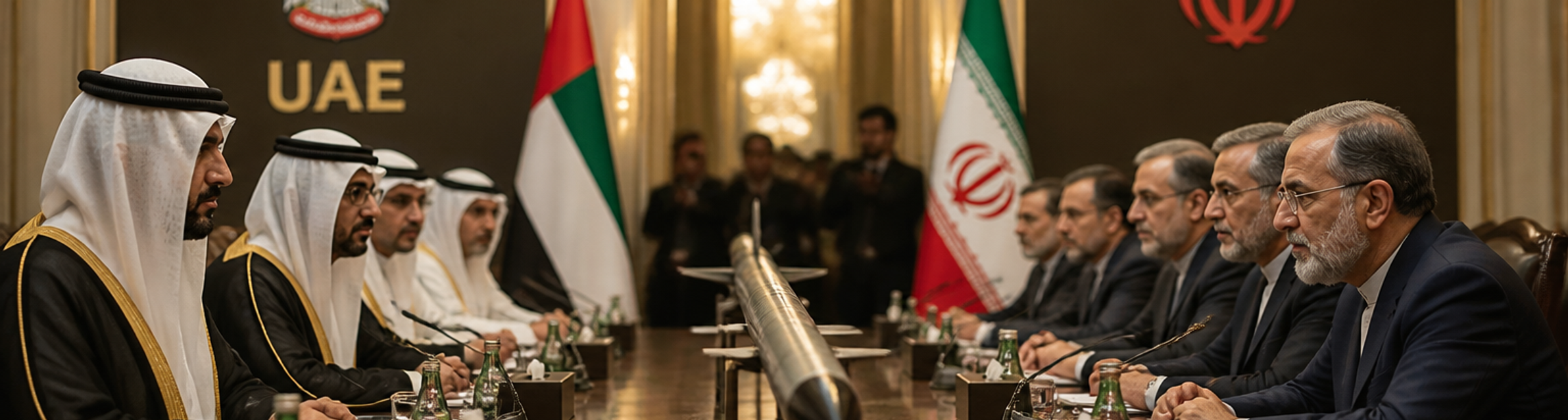 UAE accuses Iran of firing two ballistic missiles, suspends all trade