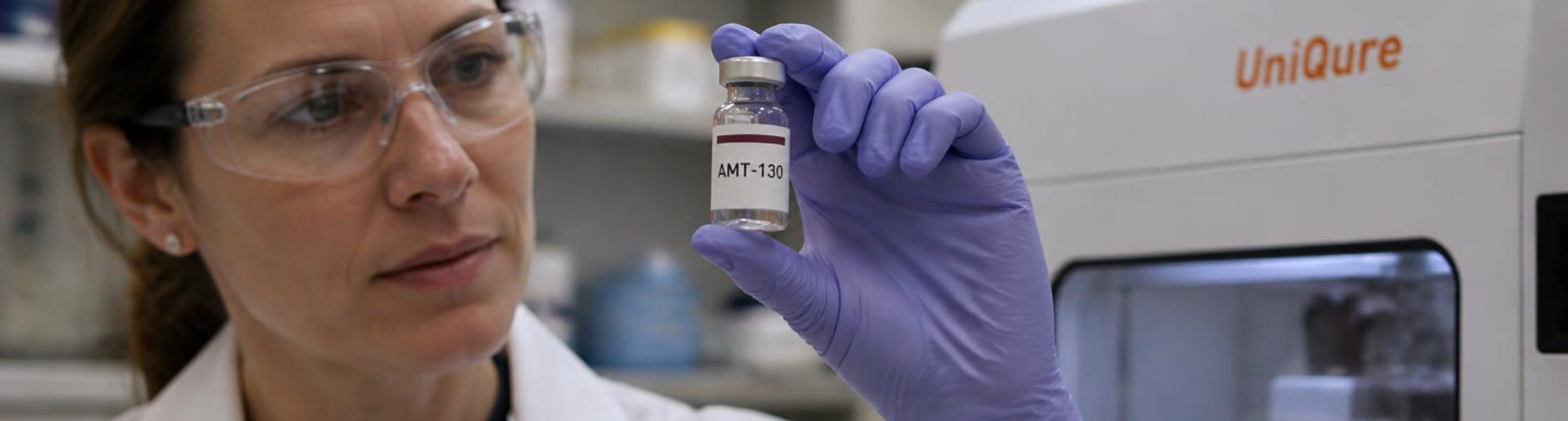 UniQure's Huntington's gene therapy shows weaker benefit after four years