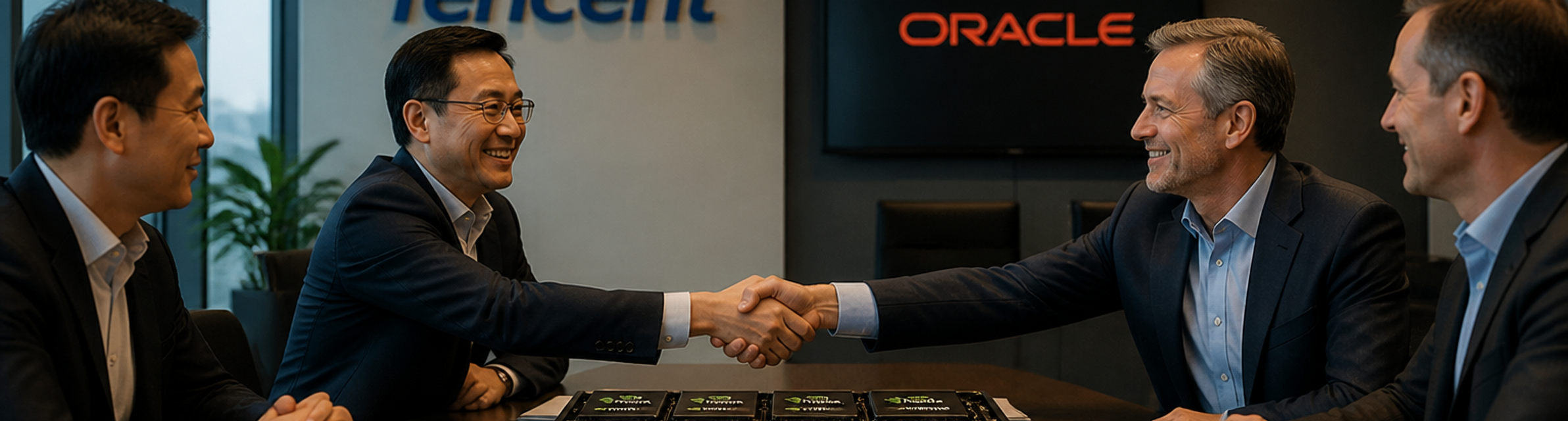 Tencent leases 100,000 Nvidia chips from Oracle in largest overseas cloud deal