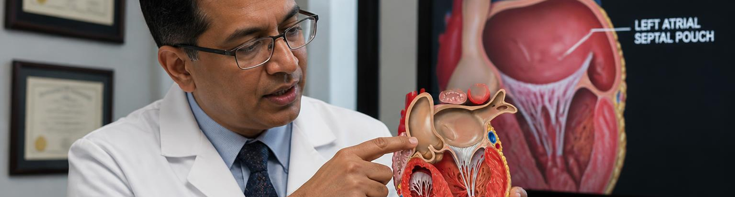 Cardiologist discovers new heart structure called left atrial septal pouch