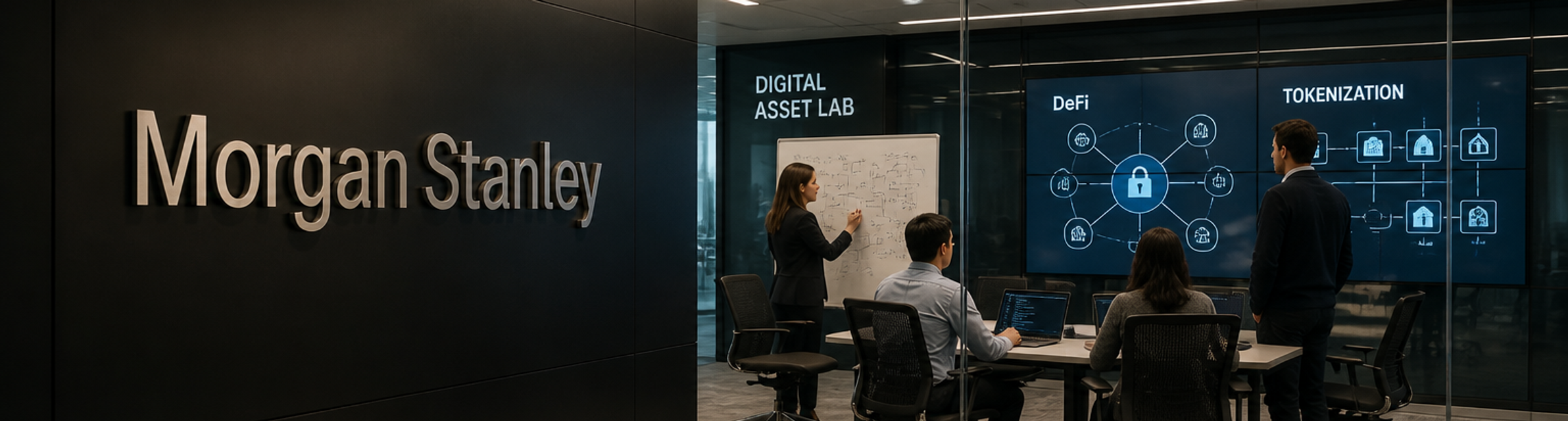 Morgan Stanley launches digital asset lab to test DeFi and tokenization