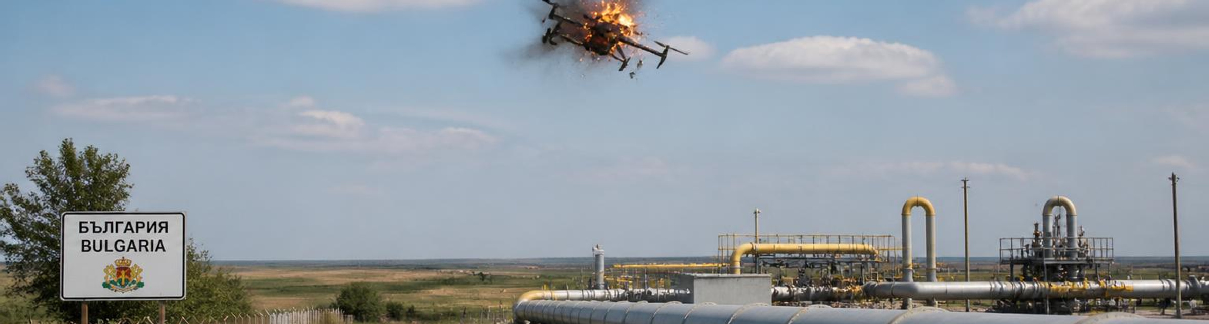 Drone explodes in Bulgarian airspace near Romanian border and Trans-Balkan gas pipeline