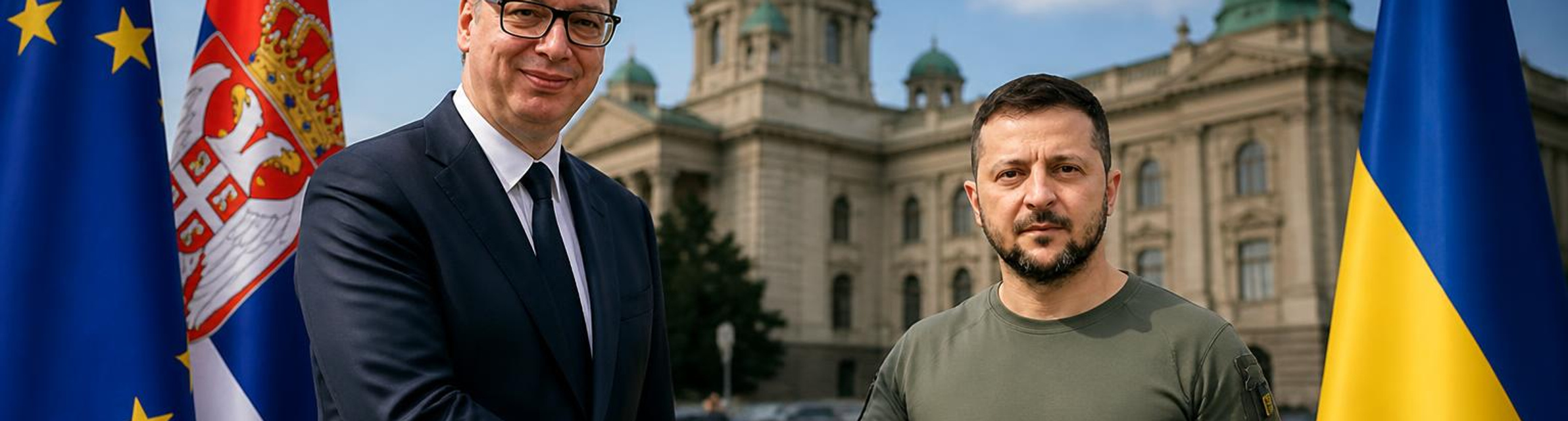 Serbia's Vučić pledges support for Ukraine's EU membership during Zelensky's first official visit to Belgrade