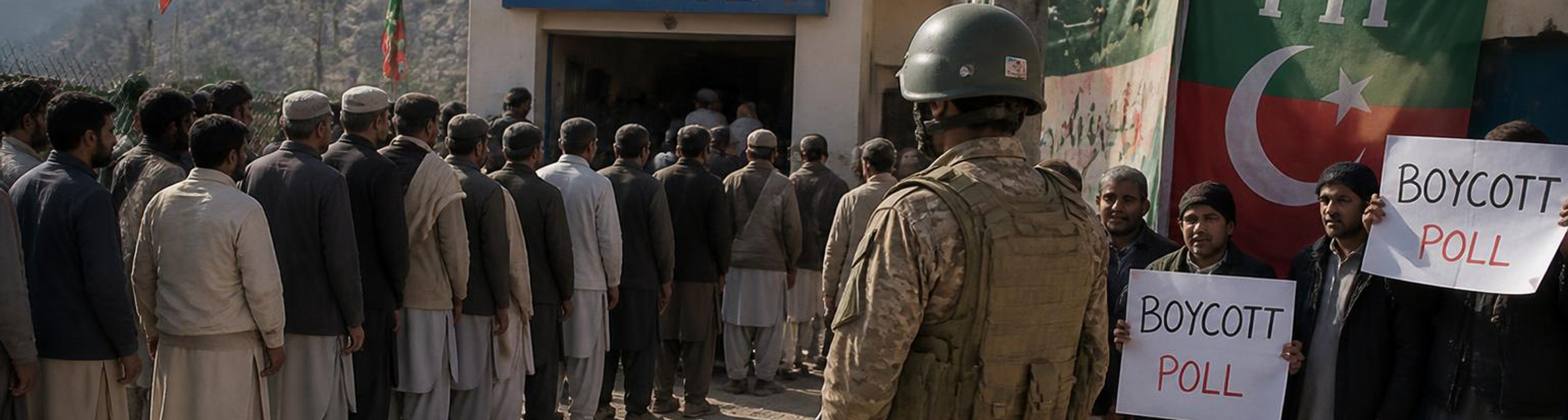 Final phase of polling begins in Pakistan-administered Kashmir amid PTI boycott call