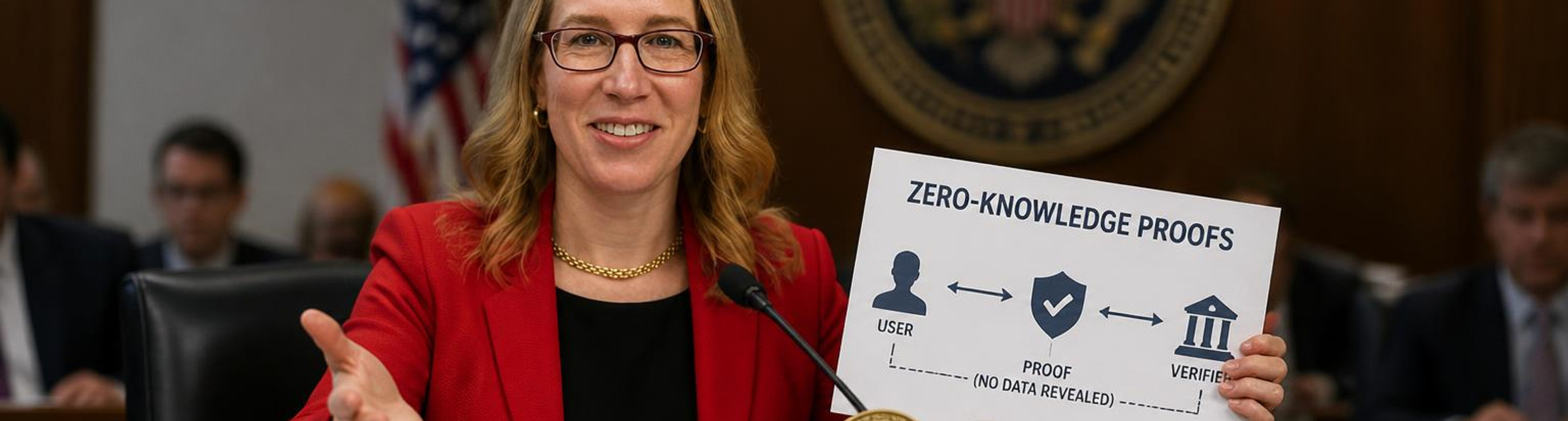 SEC's Hester Peirce backs zero-knowledge proofs for crypto KYC compliance