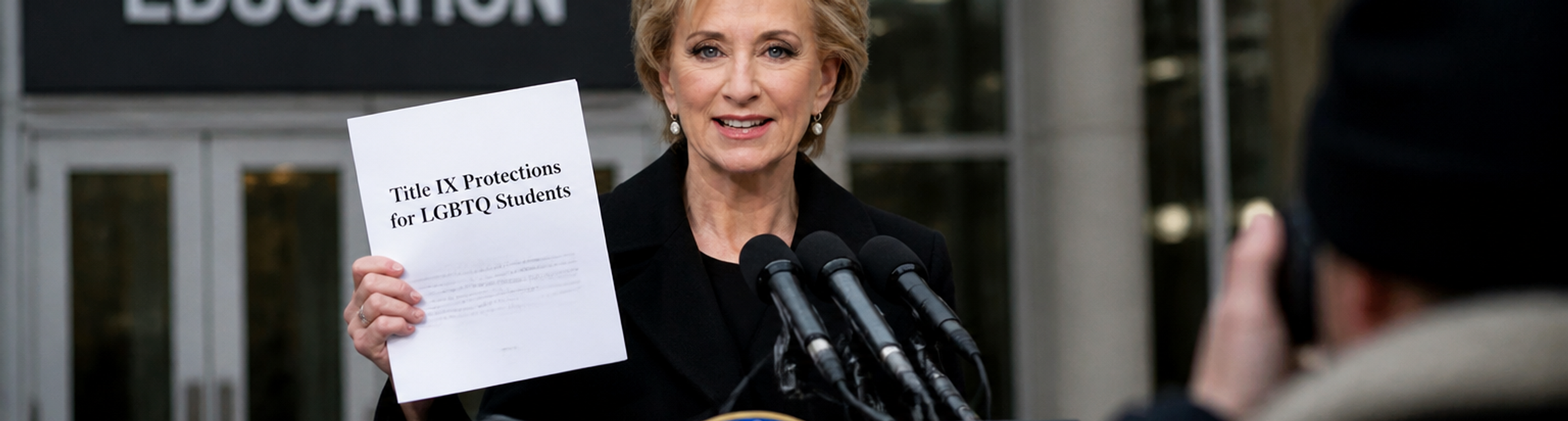 Education Department rescinds Biden-era Title IX protections for LGBTQ students