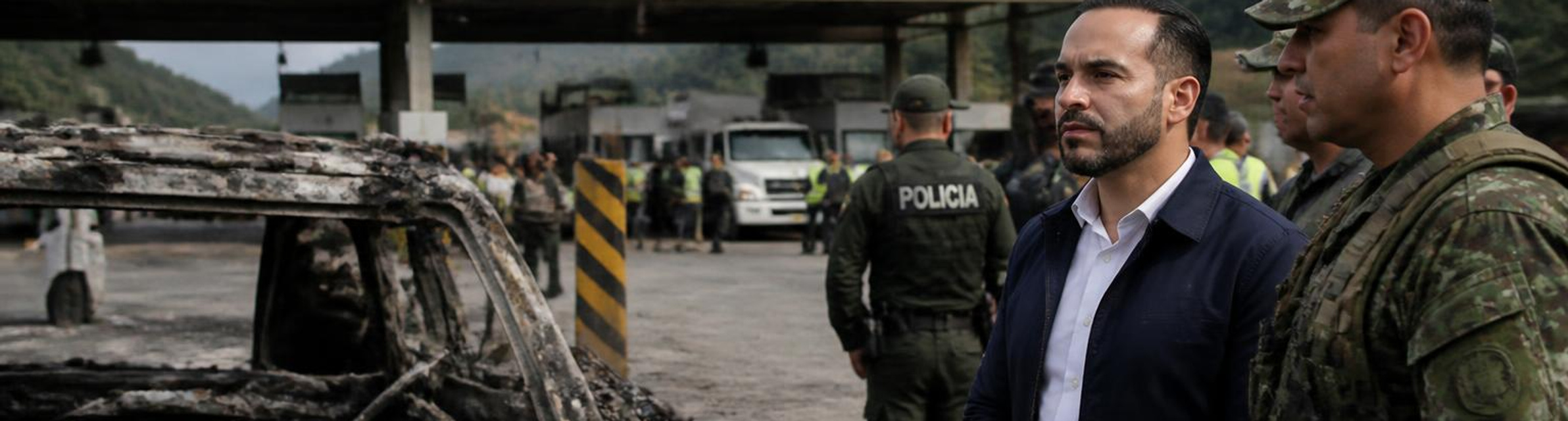Car bomb attacks in Southwest Colombia the day after conservative President Abelardo de la Espriella takes office