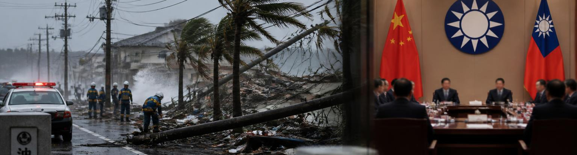Typhoon Dolphin strikes Japan, prompting diplomatic clash between China and Taiwan over strait traffic controls