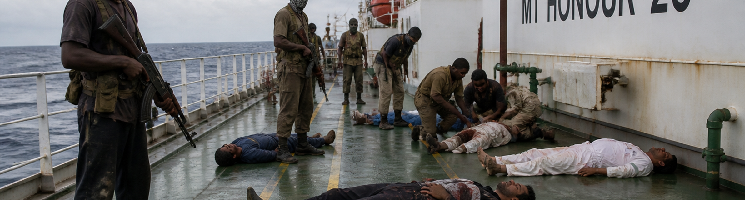 Somali pirates kill five crew members on hijacked tanker before rescue