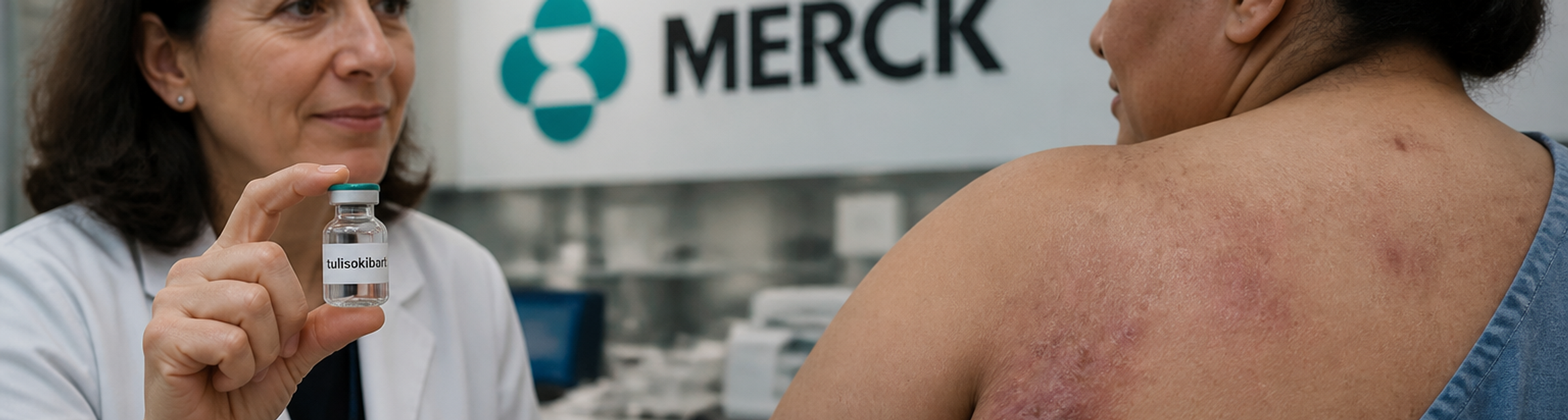 Merck's experimental skin disease drug succeeds in mid-stage study